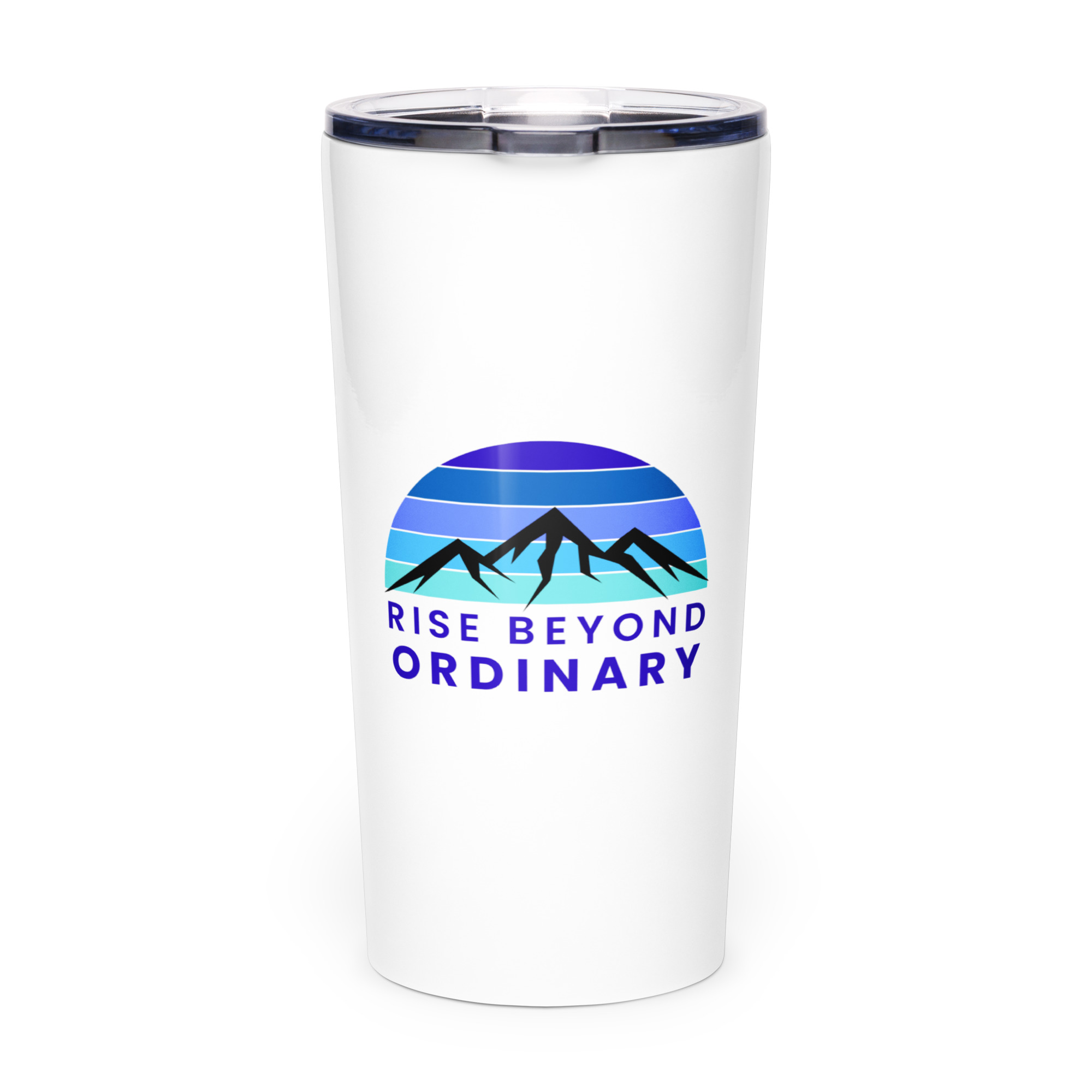 Tapered stainless steel tumbler